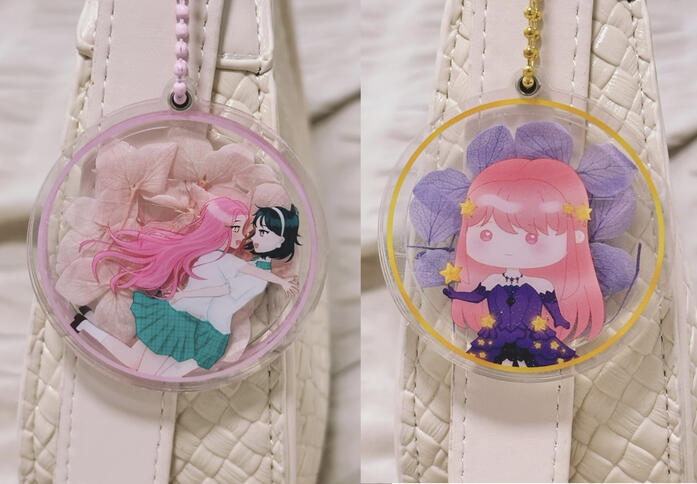 flower keychains flower keychains